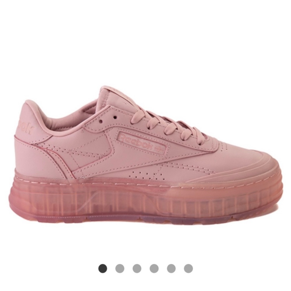 Reebok Club C Double Geo shoe - Rose Ice - Size 8